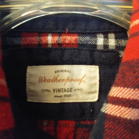 Flannel button-up shirt. - Picture 2 of 5